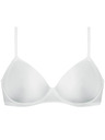 DIM DIM INVISIBLE WIRELESS PADDED BRA - Női sima kitöltött melltartó - fehér