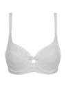 Playtex PLAYTEX RCS UNDERWIRE BALCONETTE BRA - Női csipkés elülső záras melltartó - fehér