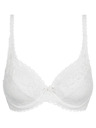 Playtex PLAYTEX RCS FLOWER ELEGANCE UNDERWIRE BRA - Női csipkés elülső záras melltartó - fehér