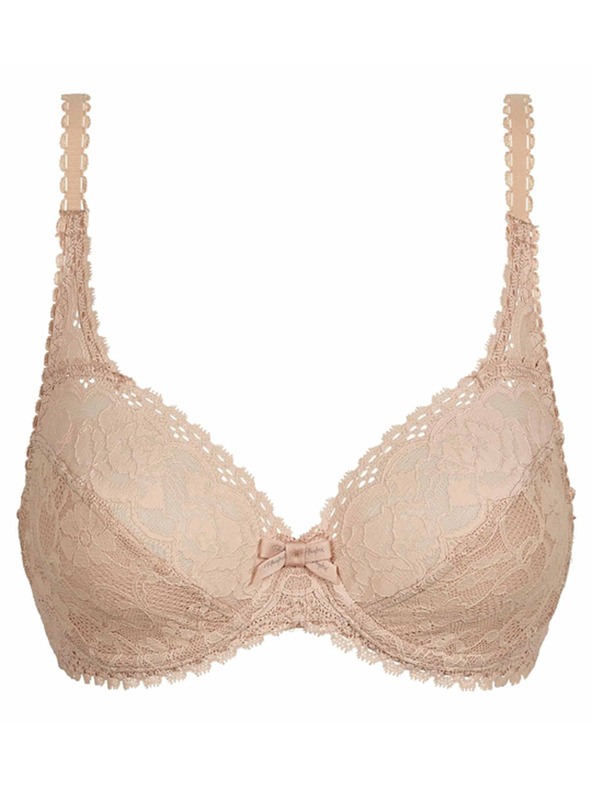 Playtex PLAYTEX RCS FLOWER ELEGANCE UNDERWIRE BRA - Női csipkés elülső záras melltartó - testszínű