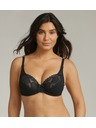 Playtex PLAYTEX RCS FLOWER ELEGANCE UNDERWIRE BRA - Női csipkés elülső záras melltartó - fekete
