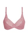 Playtex PLAYTEX RCS FLOWER ELEGANCE UNDERWIRE BRA - Női csipkés melltartó merevítővel - rózsaszín