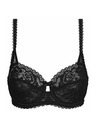 Playtex PLAYTEX RCS UNDERWIRE BALCONETTE BRA - Női csipkés melltartó merevítővel - fekete