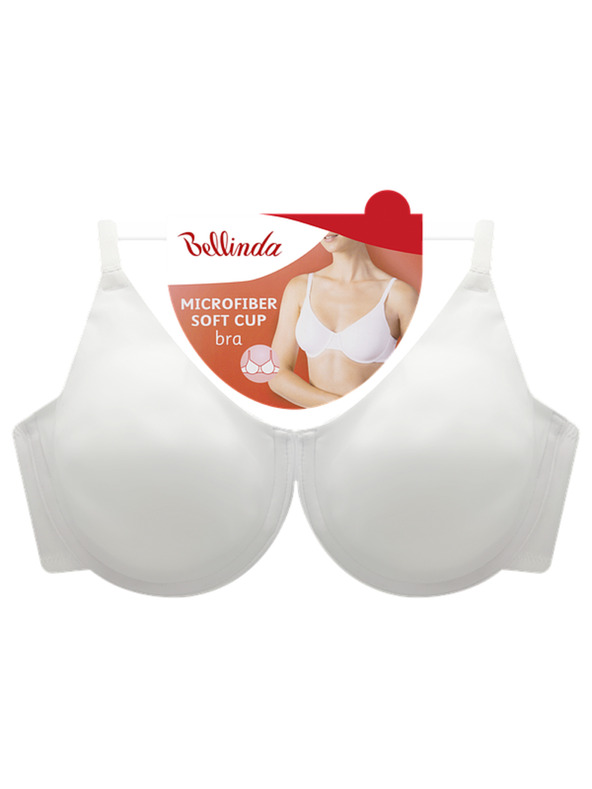 Bellinda MICROFIBRE PADDED BRA - Női párnázott melltartó - fehér