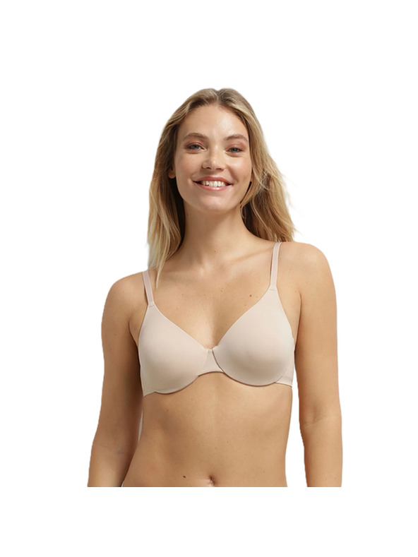 DIM DIM INVISIBLE UNDERWIRE FULL CUP BRA - Női melltartó merevítővel - testszín