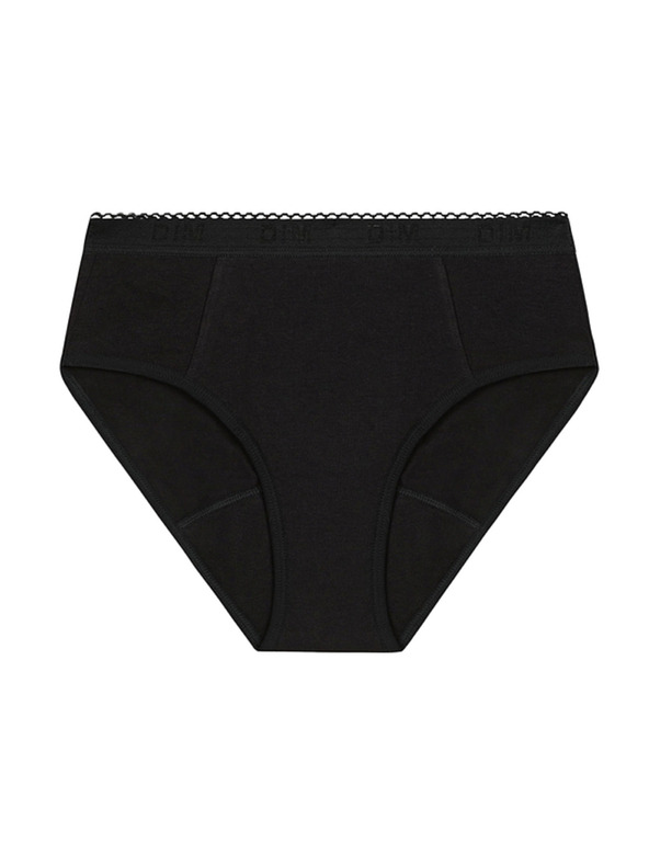 DIM DIM OCS MENSTRUAL KIDS SLIP - Lányos menstruációs alsónadrág - fekete