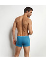 DIM DIM COTTON STRETCH BOXER 3x - Férfi boxeralsó 3 db - világos kék - sötét kék