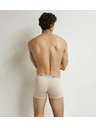 DIM DIM GOTS COTTON STRETCH BOXER 3x - Férfi biobamut boxeralsó 3 db - zöld - világos barna - világos kék