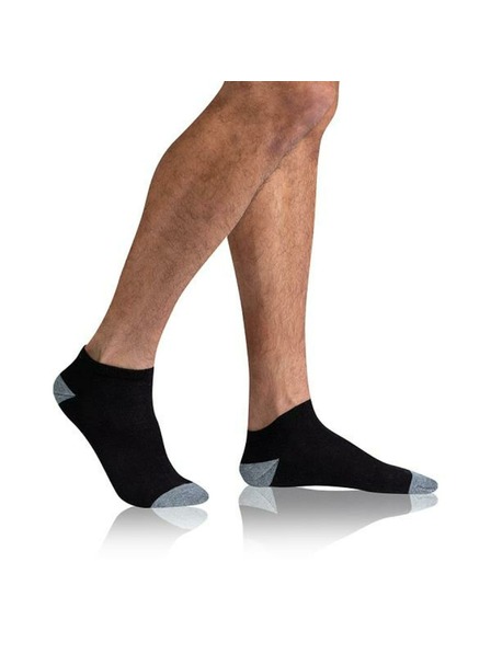 Bellinda SPORT MEN IN-SHOE 3x - Férfi bokambient zokni 3 pár - fekete