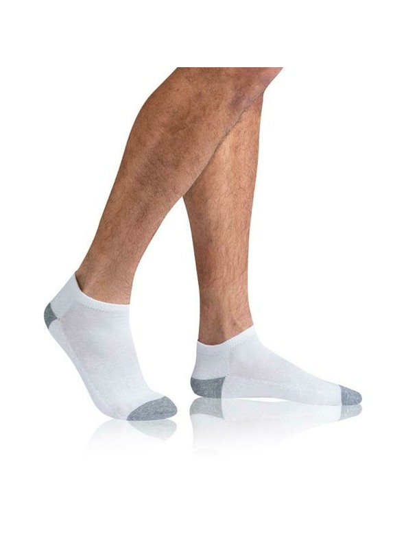 Bellinda SPORT MEN IN-SHOE 3x - Férfi bokambient zokni 3 pár - fehér