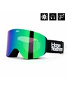 Horsefeathers Snowboard szemüveg Colt - black/mirror green
