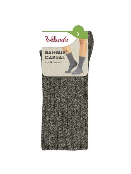 Bellinda BAMBUS CASUAL SOCKS - Téli bambusz zokni - szürke melír
