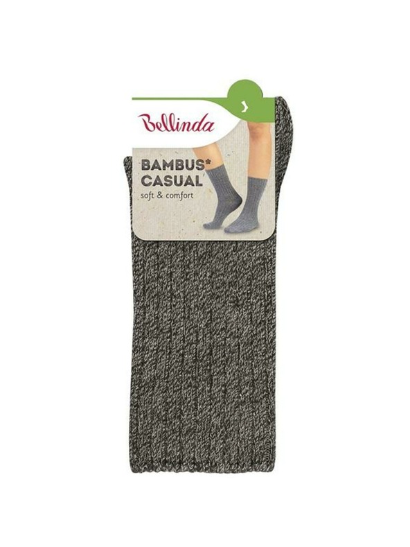 Bellinda BAMBUS CASUAL SOCKS - Téli bambusz zokni - szürke melír
