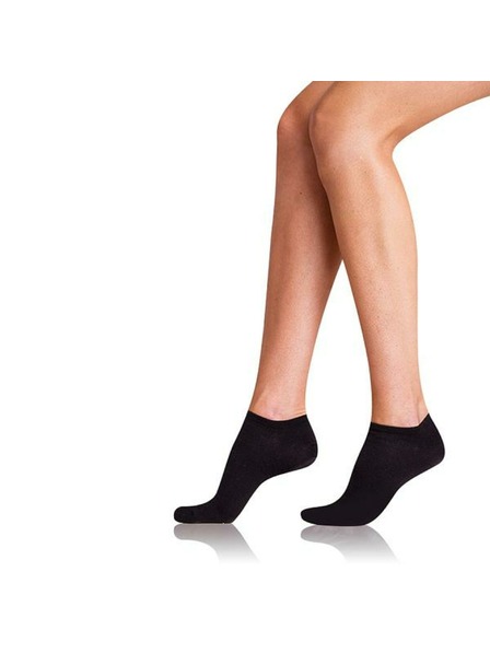 Bellinda COTTON IN-SHOE SOCKS 2x - Női rövid zokni 2 pár - fekete