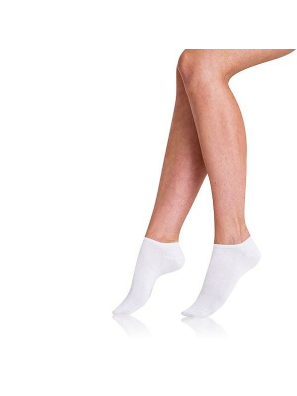 Bellinda COTTON IN-SHOE SOCKS 2x - Női rövid zokni 2 pár - fehér