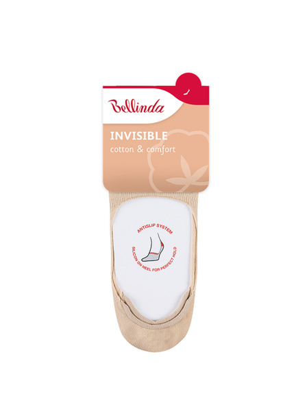 Bellinda INVISIBLE SOCKS - Láthatatlan zokni sneaker cipőkhöz alkalmas - bézs