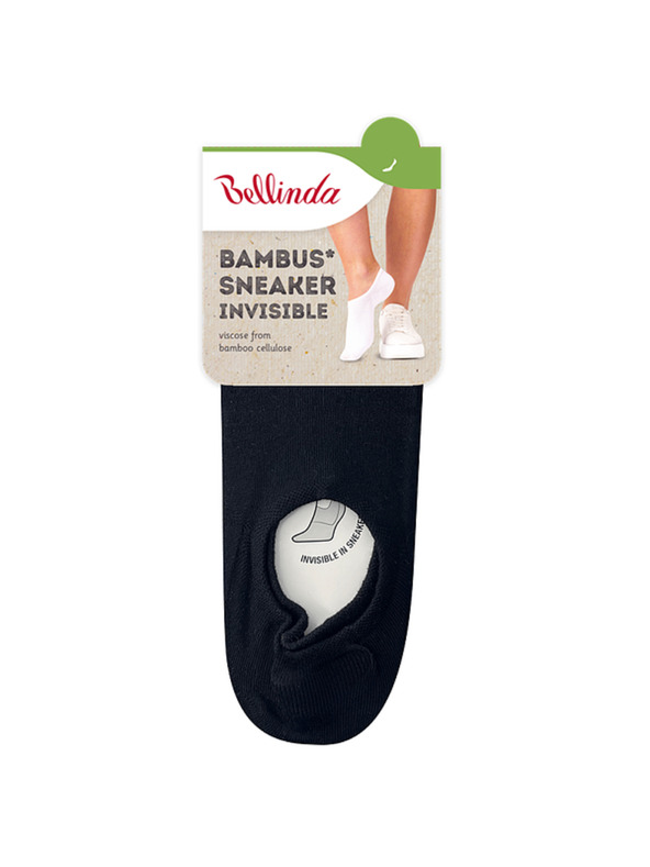 Bellinda BAMBUS SNEAKER SOCKS - Női invisible zokni - fekete