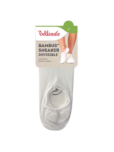 Bellinda BAMBUS SNEAKER SOCKS - Női invisible zokni - fehér
