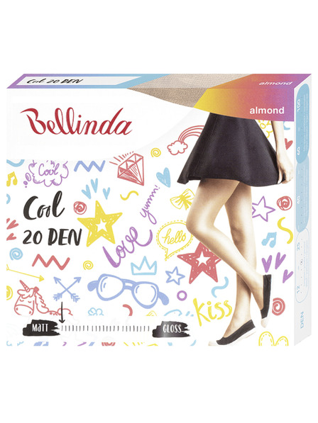 Bellinda COOL 20 DEN - Divatos harisnya - mandula