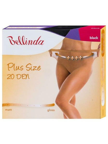 Bellinda Fekete harisnyanadrág Bellinda PLUS SIZE 20 DEN