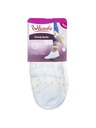 Bellinda Fehér női pöttyös selyem zokni Bellinda TRENDY SOCKS