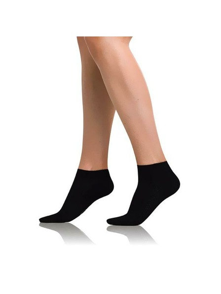 Bellinda Fekete női bokazokni Bellinda BAMBUS AIR LADIES IN-SHOE SOCKS