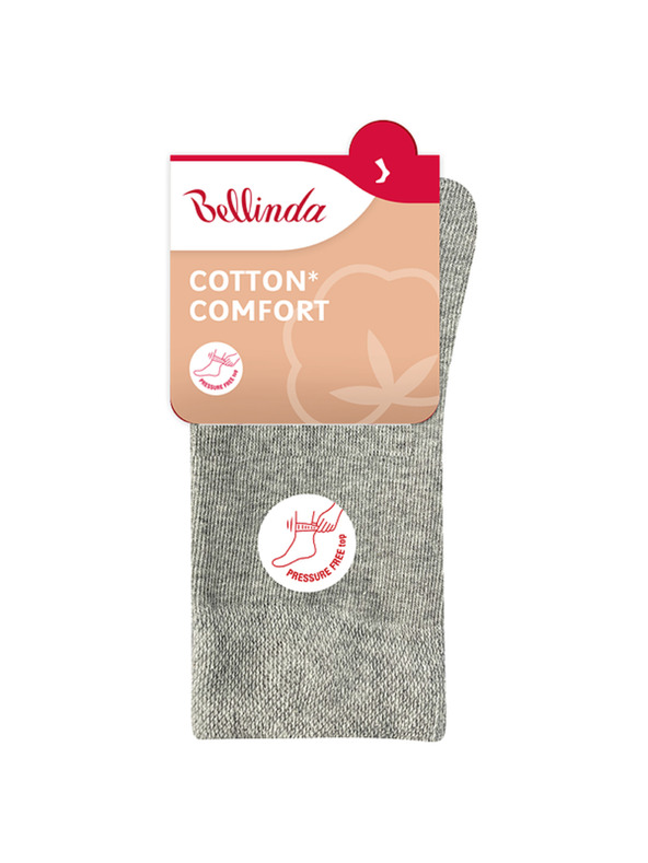 Bellinda Szürke Bellinda COTTON COMFORT zokni