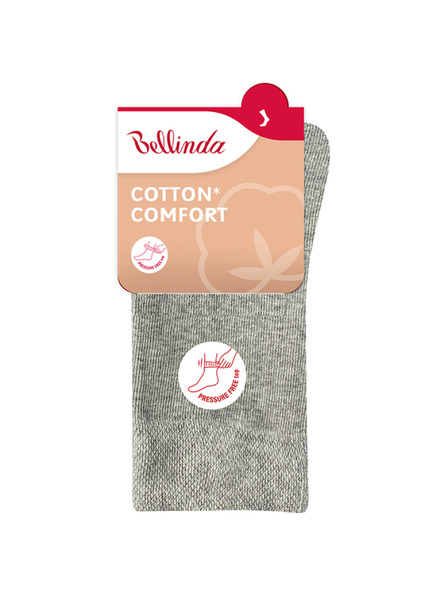 Bellinda Szürke Bellinda COTTON COMFORT zokni