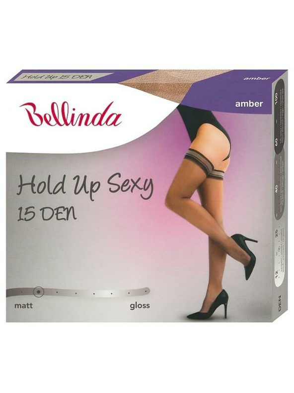 Bellinda BELLINDA Hold Up Sexy 15 DEN női öntartós harisnyák