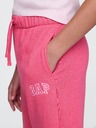 GAP Gyerek fleece sportnadrág logóval army GAP