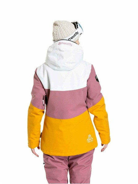 Meatfly Meatfly női SNB & SKI kabát Kirsten White / Sunflower