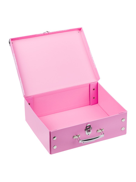 BAAGL  BAAGL Összecsukható iskolai bőrönd Hello Kitty Sweet Leopard fém díszítéssel