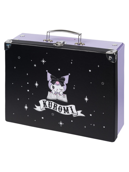 BAAGL  BAAGL Összecsukható iskolai bőrönd Kuromi Fortune Dream fém díszítéssel