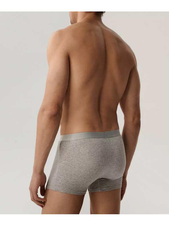 Atlantic 3-PACK szürke és fekete boxeralsó