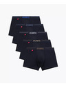 Atlantic 5-PACK fekete boxeralsó