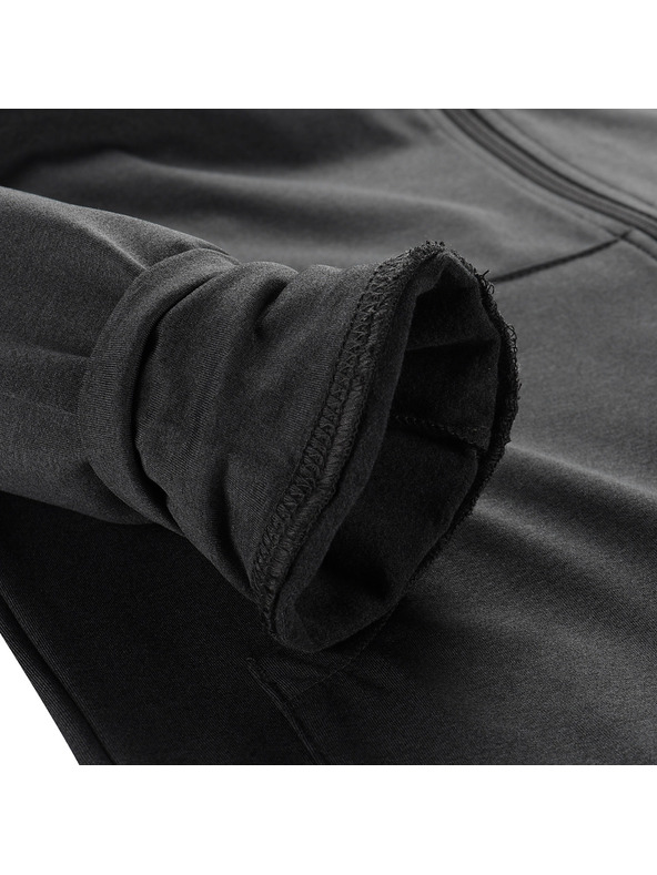 ALPINE PRO ALPINE PRO ORESA fekete női gyorsan száradó hoodie cool dry technológiával