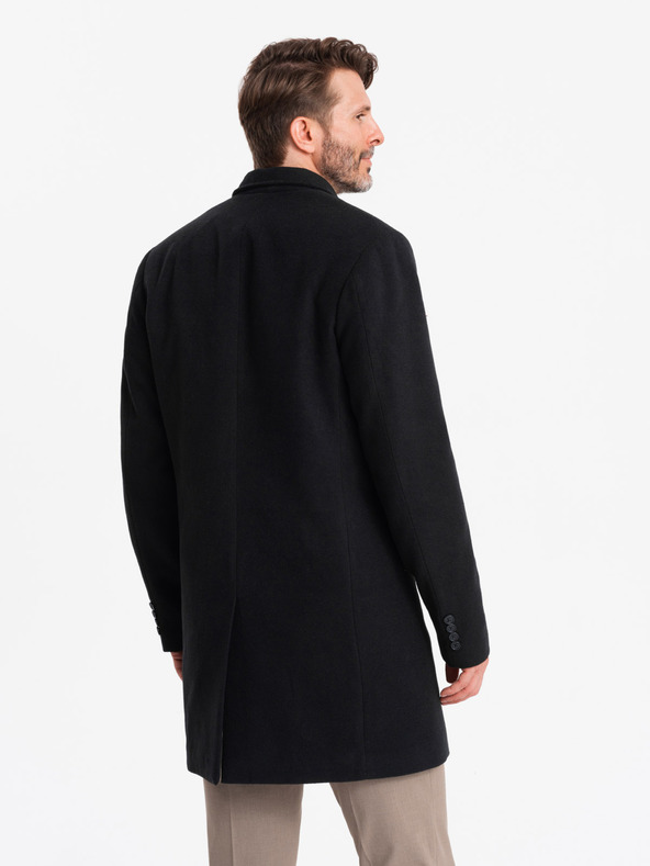 Ombre Clothing Fekete Férfi könnyű kabát Ombre Ruházat