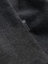 Ombre Clothing Fekete férfi henley póló Ombre Ruházat