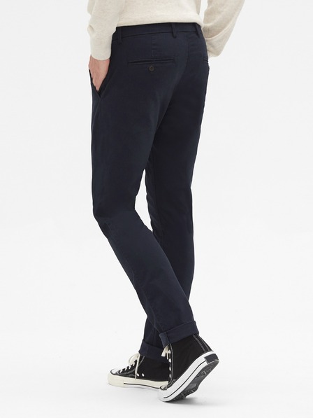 GAP Khaki nadrág skinny GapFlex-szel GAP