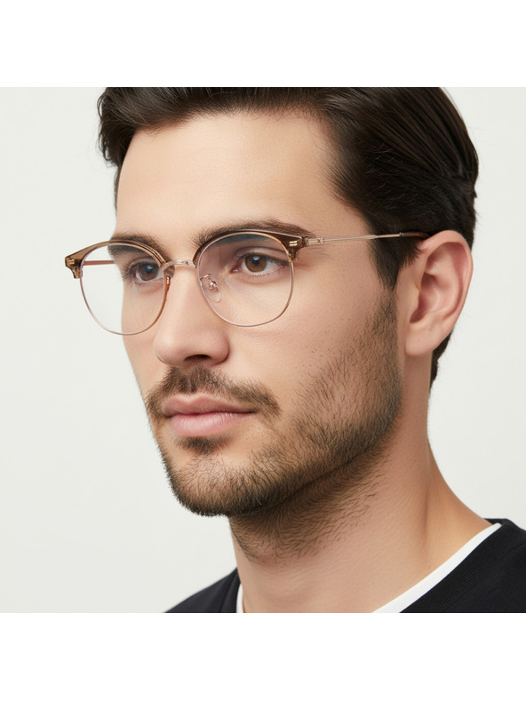 VEYREY VeyRey nerds napszemüveg Shaoil arany keret tiszta lencsék