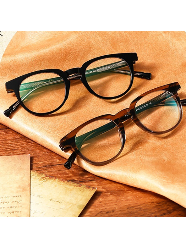 VEYREY VeyRey nerds acetát napszemüveg Phuffy fekete keret tiszta lencsék