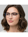 VEYREY VeyRey nerd napszemüveg Gruvunk ezüst keret tiszta lencse