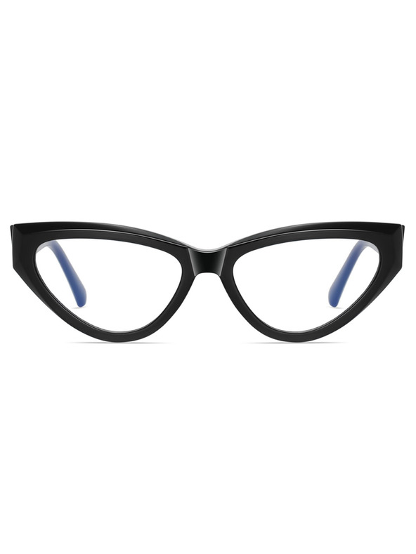 VEYREY VeyRey női cat-eye női kékfény szűrő szemüveg Charive fekete keret tiszta lencse