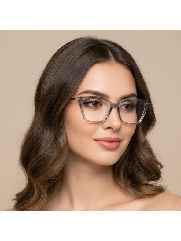 VEYREY VeyRey női cat-eye női kékfény szűrő szemüveg Techale átlátszó keret tiszta lencse