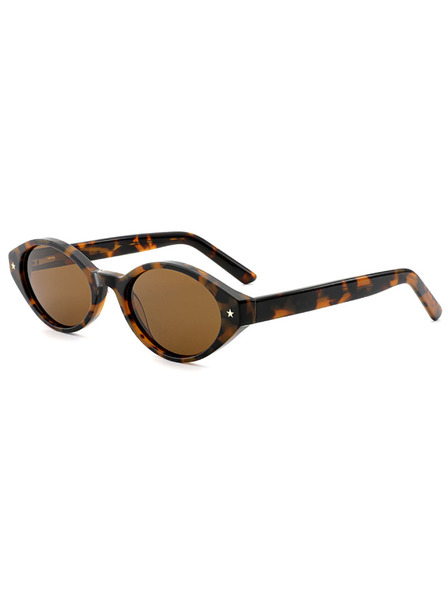 VEYREY VeyRey női cat-eye acetát polarizált napszemüveg Aest leopárd keret barna lencse