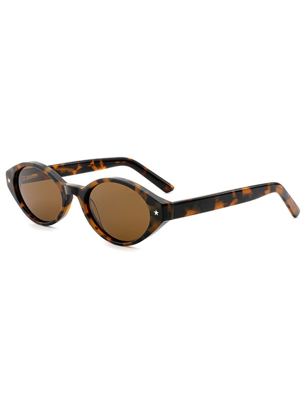 VEYREY VeyRey női cat-eye acetát polarizált napszemüveg Aest leopárd keret barna lencse