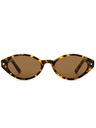 VEYREY VeyRey női cat-eye acetát polarizált napszemüveg Aest leopárd keret barna lencse