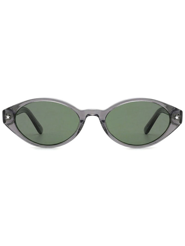 VEYREY VeyRey női cat-eye acetát polarizált napszemüveg Aest átlátszó keret zöld lencse