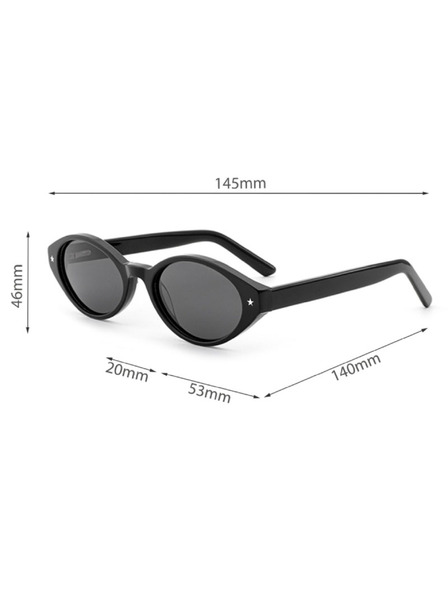 VEYREY VeyRey női cat-eye acetát polarizált napszemüveg Aest barna keret sárga lencse