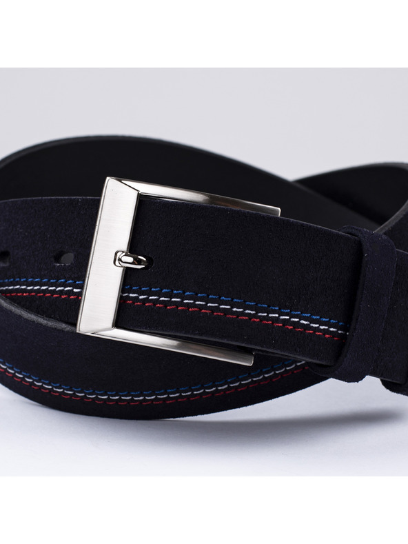 Zapana Zapana Férfi öv klasszikus csattal Portion navy 115 cm